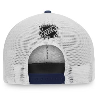 Seattle Kraken баскетболна шапка с козирка Navy Authentic Pro Locker Room Trucker Adjustable