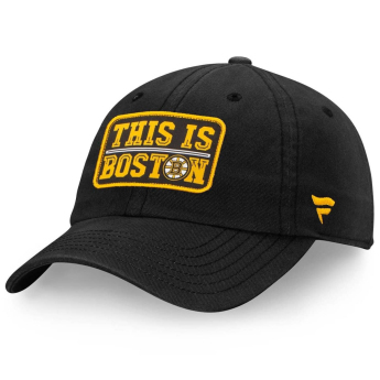 Boston Bruins баскетболна шапка с козирка Hometown Adjustable black