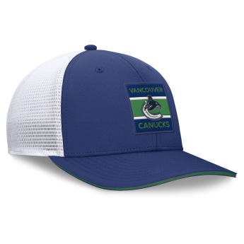 Vancouver Canucks баскетболна шапка с козирка Authentic Pro A/Cap Structured Mid-Crown Adj
