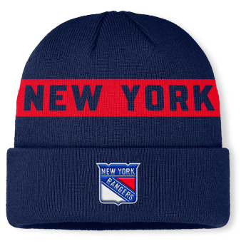 New York Rangers зимна шапка Authentic Pro A/Cap Cuffed inscription