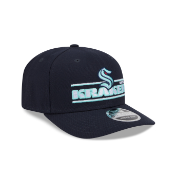 Seattle Kraken баскетболна шапка с козирка New Era 970SS Stated