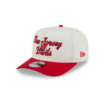 New Jersey Devils баскетболна шапка с козирка New Era 950AF Chainstitch white