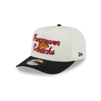 Vancouver Canucks баскетболна шапка с козирка New Era 950AF Chainstitch white