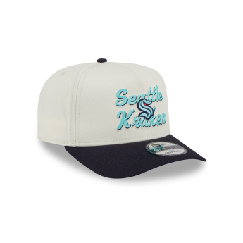 Seattle Kraken баскетболна шапка с козирка New Era 950AF Chainstitch white