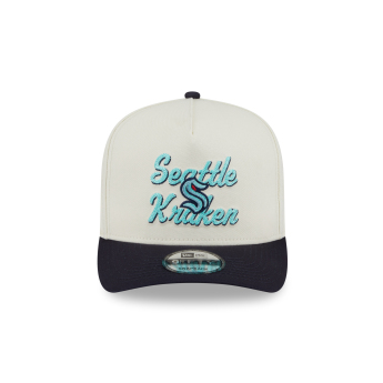 Seattle Kraken баскетболна шапка с козирка New Era 950AF Chainstitch white