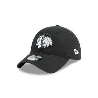 Chicago Blackhawks баскетболна шапка с козирка New Era 920 Stamp balck