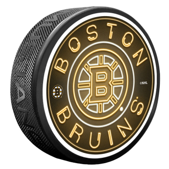 Boston Bruins шайба Neon