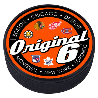 NHL продукти шайба Script Textured Hockey - Original 6