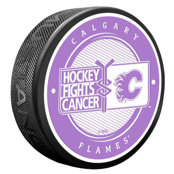 Calgary Flames шайба Hockey Fights Cancer