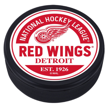 Detroit Red Wings шайба Block Textured Puck
