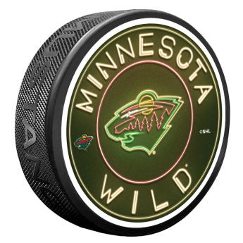 Minnesota Wild шайба Neon