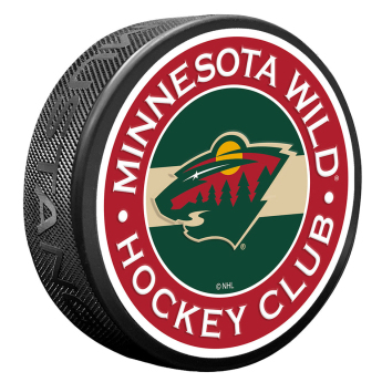 Minnesota Wild шайба Stripe Design