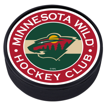 Minnesota Wild шайба Stripe Design