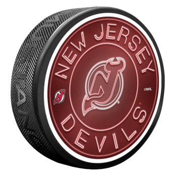 New Jersey Devils шайба Neon