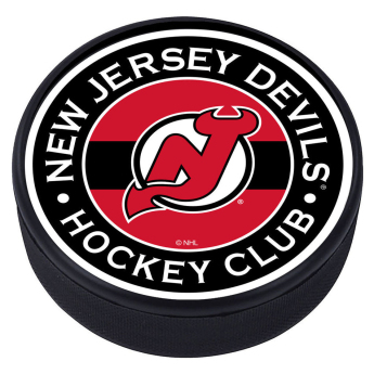 New Jersey Devils шайба Stripe Design