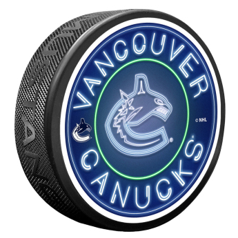 Vancouver Canucks шайба Neon