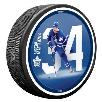 Toronto Maple Leafs шайба Breakout Series - Auston Matthews