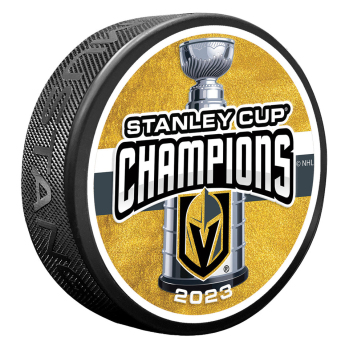 Vegas Golden Knights шайба Stanley Cup Champions Puck - 2023 CHAMPS