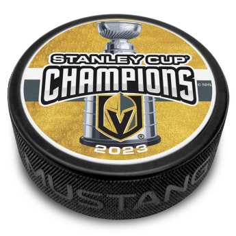 Vegas Golden Knights шайба Stanley Cup Champions Puck - 2023 CHAMPS