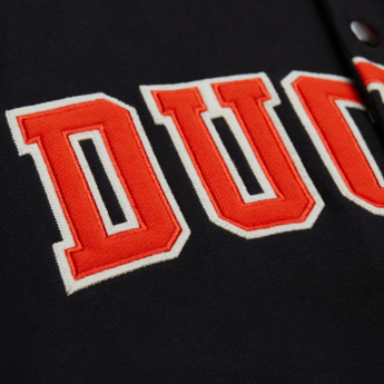 Anaheim Ducks мъжки суитшърт с качулка Courtside Fleece Button Front Current Logo