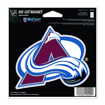 Colorado Avalanche магнит Die Cut