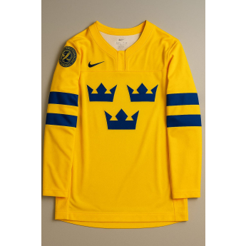 Отбори по хокей хокейна фланелка Sweden NIKE IIHF World Championships replica