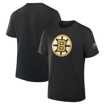 Boston Bruins мъжка тениска Hat Trick black