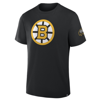 Boston Bruins мъжка тениска Hat Trick black