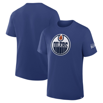 Edmonton Oilers мъжка тениска Hat Trick blue