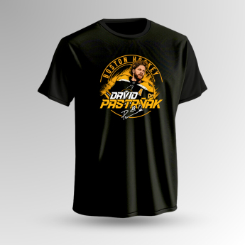 Boston Bruins мъжка тениска David Pastrňák #88 Town Exclusive Collection