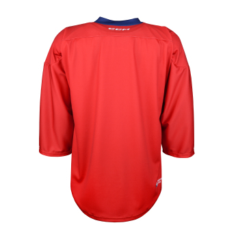 Отбори по хокей хокейна фланелка Czech republic David Pastrňák 2024/2025 CCM Fandres replica red