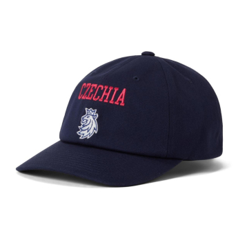 Отбори по хокей баскетболна шапка с козирка Czech republic Flag navy