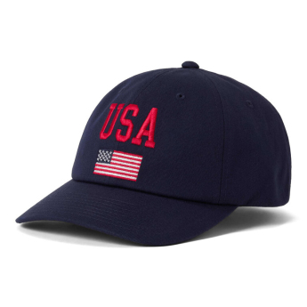 Отбори по хокей баскетболна шапка с козирка USA Flag navy