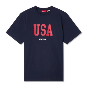 Отбори по хокей мъжка тениска USA Flag navy
