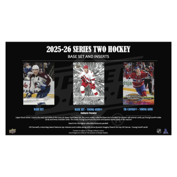 NHL кутии хокей карти NHL 2025-26 Upper Deck Series 2 Tin Box