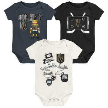 Vegas Golden Knights детско боди Littlest Player 3Pk Creeper Se