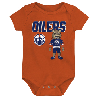 Edmonton Oilers детско боди Littlest Player 3Pk Creeper Se