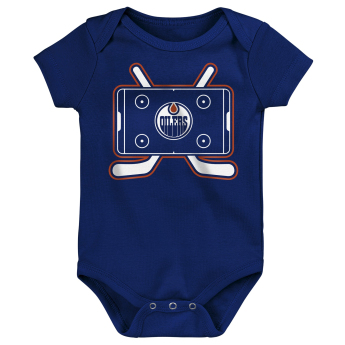 Edmonton Oilers детско боди Littlest Player 3Pk Creeper Se