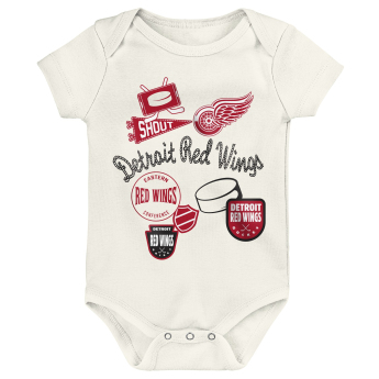Detroit Red Wings детско боди Littlest Player 3Pk Creeper Se