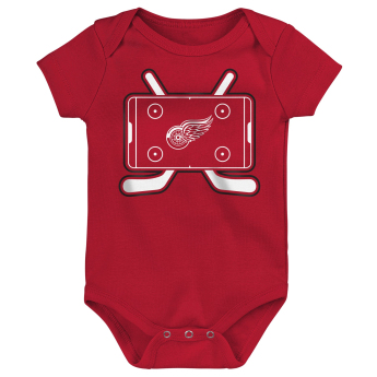 Detroit Red Wings детско боди Littlest Player 3Pk Creeper Se