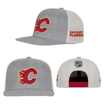 Calgary Flames детска бейзболна шапка с козирка Ace In The Hole Flatbrim Snapb