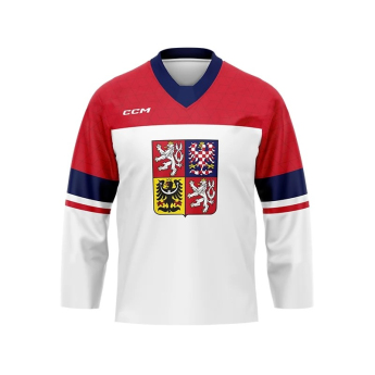 Отбори по хокей хокейна фланелка Czech republic Olymp 2026 white