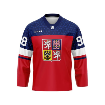 Отбори по хокей хокейна фланелка Czech republic Olymp 2026 Martin Nečas red