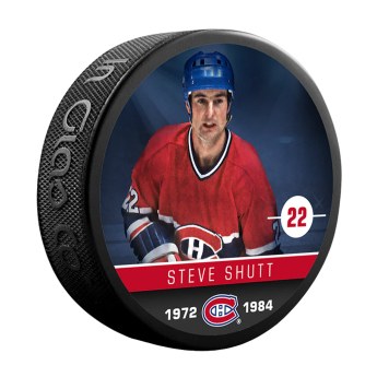 Montreal Canadiens шайба Steve Shutt #22 Souvenir Collector