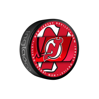 New Jersey Devils шайба Medallion Souvenir Collector