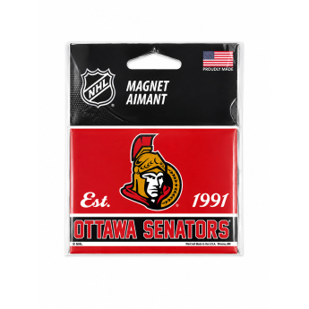 Ottawa Senators магнит NHL Old Logo