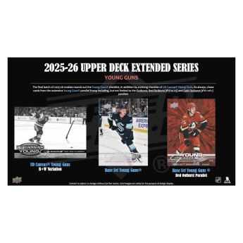 NHL кутии хокей карти NHL 2025-26 Upper Deck Extended Series Hobby box