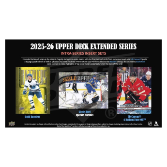 NHL кутии хокей карти NHL 2025-26 Upper Deck Extended Series Hobby box
