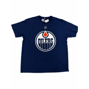 Edmonton Oilers мъжка тениска NHL Iconic Name & Number Graphic