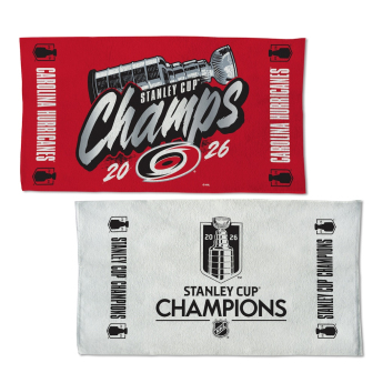 Carolina Hurricanes кърпа NHL 2026 Stanley Cup Champions Locker Room On-Ice Celebration
